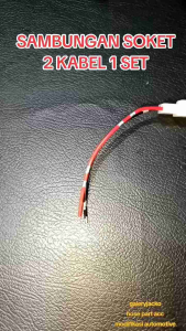 SAMBUNGAN SOKET 2 KABEL 1 SET