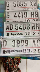 Variasi Plat Nomor Akrilik Motor CBGLdll