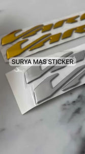 Emblem logo honda vario 150 pvc lentur sepasang motor