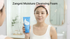 Zangmi 7 in 1 Moisture Cleansing Foam 150ml - Removes Make-Up Removes Sebum & Residue Pore Tightening Moisture Barrier Formation Deep Pore Cleansing.