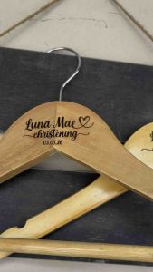 Wooden Hanger (Personalized FREE Laser Engrave -SOLD PER PIECE)