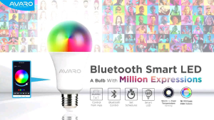 EXCLUSIVE AVARO Lampu Smart LED BLUETOOTH 10W Smart Bulb RGB + WW
