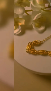 Gelang tmotif belong kekinian perhiyasan titanium fashion copper alloy anti karat