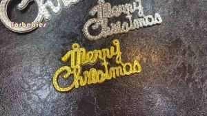 4pcs Christmas English Decoration Sign English Alphabet pendantChristmas decor