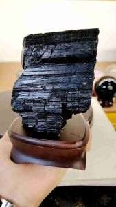 Natural High Gred Brazil Black Tourmaline Crystal Ornament BT05