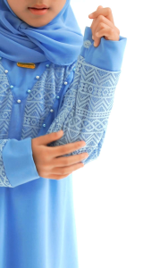 Syahda kids free phasmina usia 5-14 thn UK MLXL bahan ceruty baby doll gamis terbaru / gamis anak