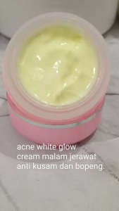 ACNE WHITE GLOW  CREAM MALAM KEMASAN PINK LAMA