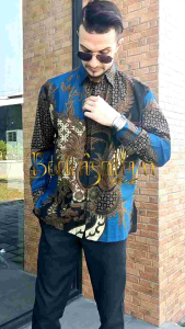 Bodhisattva Batik Pria Lengan Panjang Ukuran M L XL XXL