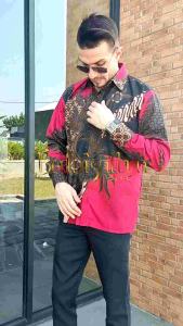 Bodhisattva Batik Pria Lengan Panjang Ukuran M L XL XXL