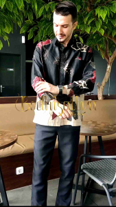 Bodhisattva Batik Kemeja Batik Pria Lengan Panjang Ukuran M L XL XXL