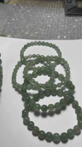 8737# 东陵玉64切面 Aventurine 64 Cut(财富 Wealth,健康 Health)天然水晶手链 Natural Crystal Bracelet
