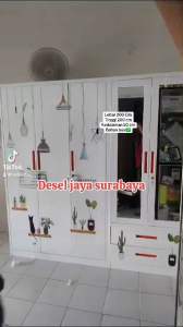 Lemari Baju Besi XR-9505 - Lemari Baju 5 pintu - Lemari Besi - Lemari Baju Jumbo