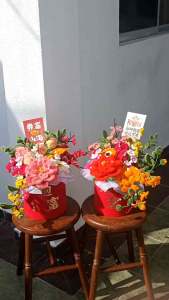 CNY Twisting stick floral bucket新年扭扭棒花桶💗💐 | home decorations家里装饰 | as gift 送礼