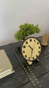 Đồng hồ gỗ để phòng khách - gỗ MDF chống mối mọt cong vênh kt 18cm