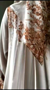 Bintang Exclusive Set Hijab Gamis Motif Simple ADM02 Produk Amore By Ruby