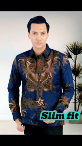 Batik Kemeja Lengan Panjang Slimfit Casual Premium