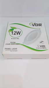 VDR LED Panel Light 12 Watt V-212-1PL / lampu downlight panel Inbow 12 watt