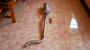 Tabung Standar Knalpot Mobil Jimny Katana dan Pipa Belakang