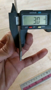 Besi Plat Lebar 3 cm Tebal 3 mm Panjang 20 cm
