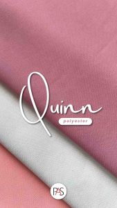 [MINIMAL 2X KLIK UNTUK 1 YARD] Kain Polyester Ecer Bahan Quinn Premium HARGA PER 1/2 YARD
