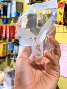 Jepit Rambut Kupu-Kupu Transparan Cantik Aksesoris Rambut Wanita Model Simple Elegan