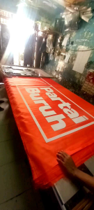 BENDERA PARTAI BURUH ukuran JUMBO 2X3Meter
