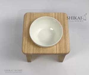 ถ้วยอาหารแมวชิไค ชามอาหารแมว ถ้วยอาหารสัตว์เลี้ยงสไตล์มินิมอล🌷