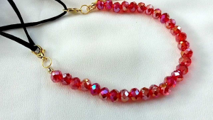 Hijabnur1 - Konektor Masker Hijab Kristal Ceko Handmade