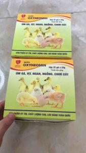 Oxyneomi 20g – Bổ sung vitamin hỗ trợ tiêu hóa tăng sức đề kháng cho úm gà vịt ngan chim cút (1 gói / 5 gói)