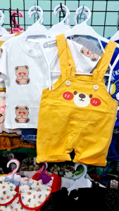 Overall Anak Laki Laki 1 - 5 tahun Set PEPSY 2in1 Baju Kodok Anak Import