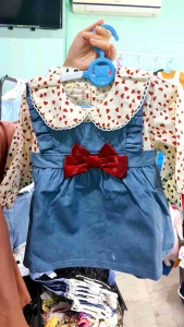 Dress Bayi Perempuan 6 bulan - 3 tahun ZEEVA Baju Anak Bayi Batita Perempuan Import