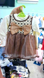 Dress Pesta Anak Perempuan THANIA Gaun Anak Perempuan Import 1 - 4 tahun