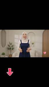 Dress Tali getah plain free size