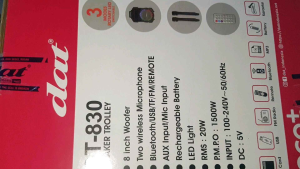 Speaker DAT 830 Original Resmi: Desain Ergonomis & Kualitas Suara Optimal