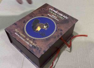 Cà phê Con Sóc Hộp Nâu 500gam - Hộp Cà phê pha phin Con Sóc 500gam