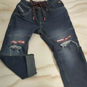 Celana Panjang Jeans Anak Laki-laki Cowok 3-13 Th Stretch Melar Bordir