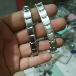 ONJI BRACELET /GELANG RANTAI JAM TANGAN SILVER/CHAIN BRACELET GELANG TITANIUM