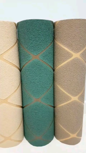 950cm x 53cm📦MALAYSIA PREMIUM STOCK📦NEW 2022 Superb Quality Modern Luxury minimalistic Suede Michitrade Non woven TV wall background wallpaper