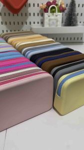 JIGLIE SHOP SILICONE RECTANGULAR SMALL WALLETDUAL COLORS