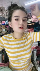 áo thun nữ áo thun nữ tay dài áo thun cổ tròn áo ủ kem tay dài áo ủ kem cổ tròn