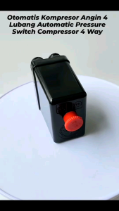Otomatis Kompresor Angin 4 Lubang Automatic Pressure Switch Compressor 4 Way (3 cabang)