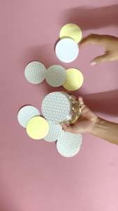 [Combo 1000c] Màng seal tự dính màng siêu tự dính miếng dán miệng  màng tự dán hũ nhựa hũ thuỷ tinh không dùng máy dán