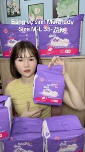 BĂNG VỆ SINH QUẦN MURALADY SIZE TỪ 35 KG-90KG MẶC THOẢI MÁI