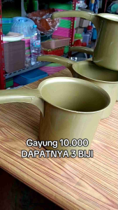 [ DAPAT 3 BIJI ] gayung tebal /  mandi / air / timba / gentong / bak /cebok / cibuk / ciduk / siwur