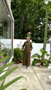 Gamis Terbaru 2023 Kekinian Marwah Dress Bahan crincle Airflow Big Size ukuran L XL XXL 3XL 4XL