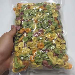 Nui Nơ Rau Củ Ngũ Sắc Sa Đéc - Túi 500g - Đặc Sản Đồng Tháp