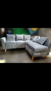 Sofa L putus model retro real pict gratis ongkir bandung