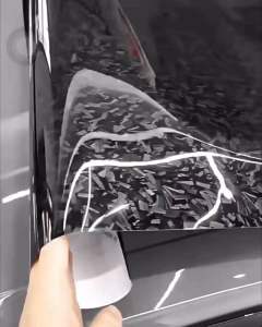 PET premium forged carbon fiber sticker wrap adhesive waterproof stretchablewashable.