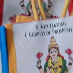 8 Jute bags lakshmi