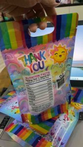 50pcs Rainbow Boho Theme Birthday Party Wedding Pouch Bag Ziplock